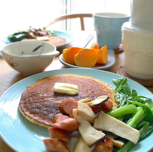 おかずパンケーキの具材こんなものも! ベーコン&たまご、ひじき&青ねぎ入りなど