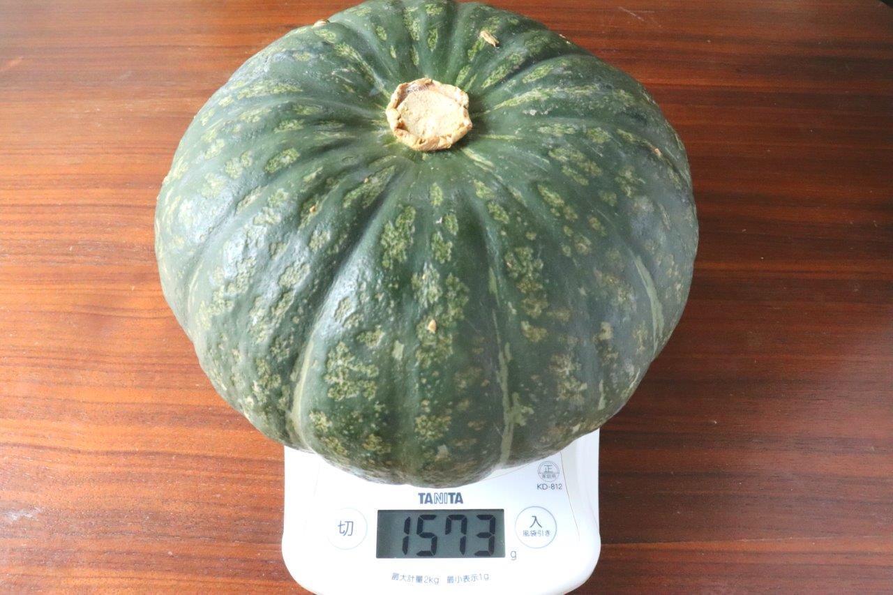 かぼちゃの重さってどのくらい？丸々1個やカットしたときの重さを調べ