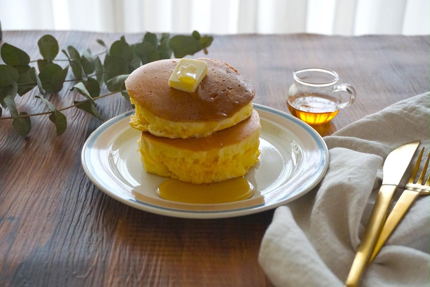 ホットケーキミックスで簡単 しあわせのふわしゅわパンケーキ トクバイニュース