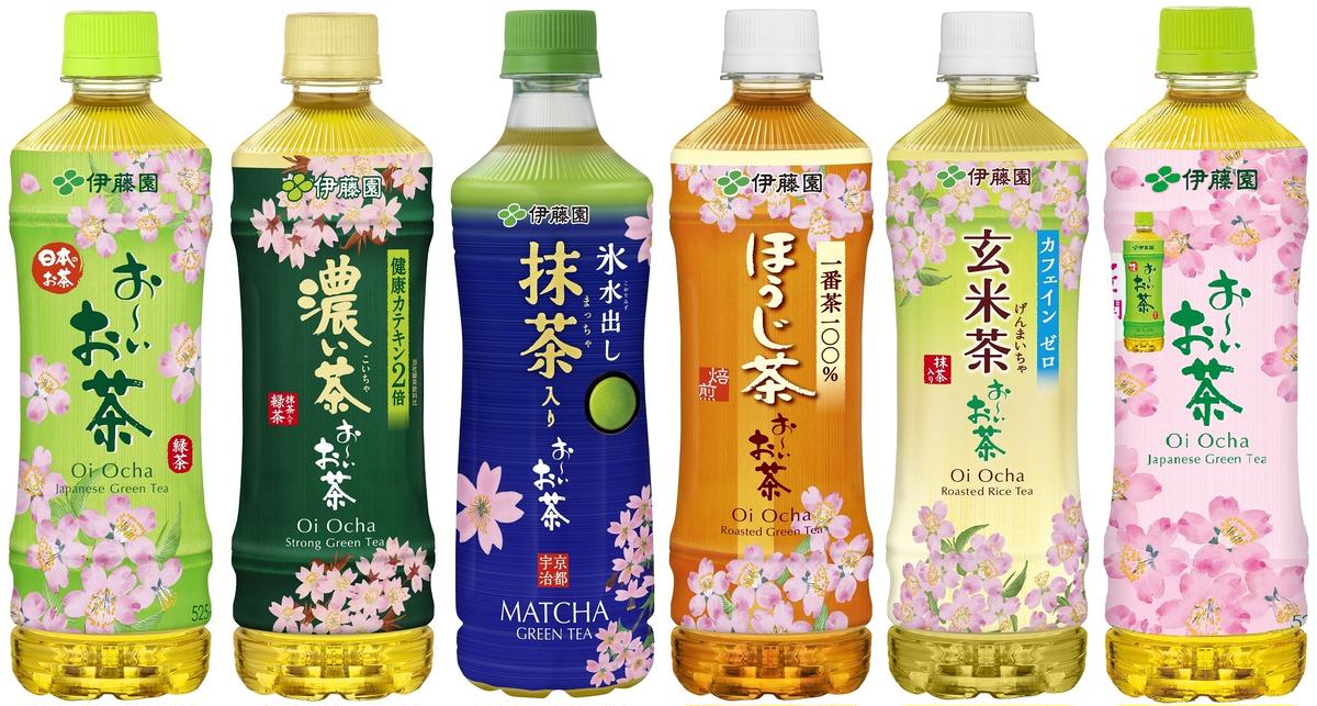 新商品】ボトル上で春満開！春限定の「お～いお茶」発売 - くふう トク