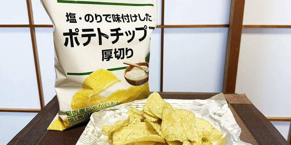 オーケー×カルビー】「塩・のりで味付けしたポテトチップス厚切り」大