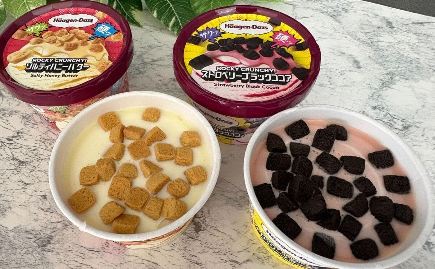 ハーゲンダッツ】新作“ザク硬”食感がたまらない！「ROCKY - くふう