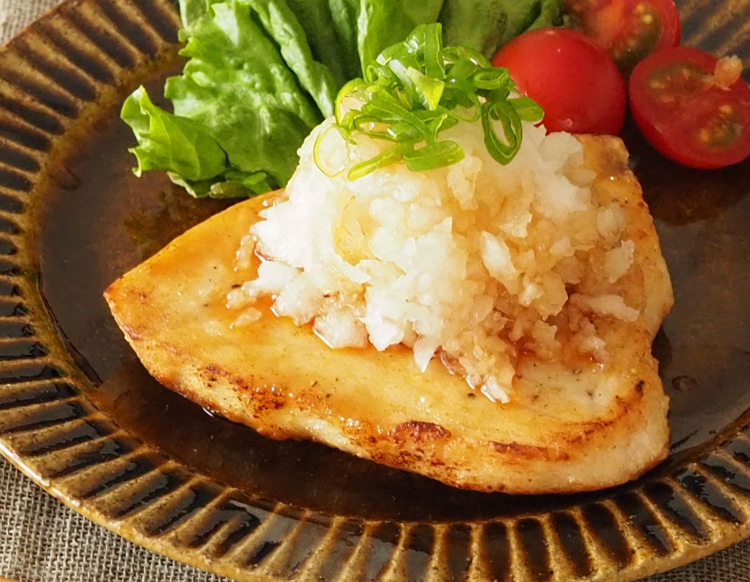 かじきのステーキさっぱりおろしソース トクバイニュース