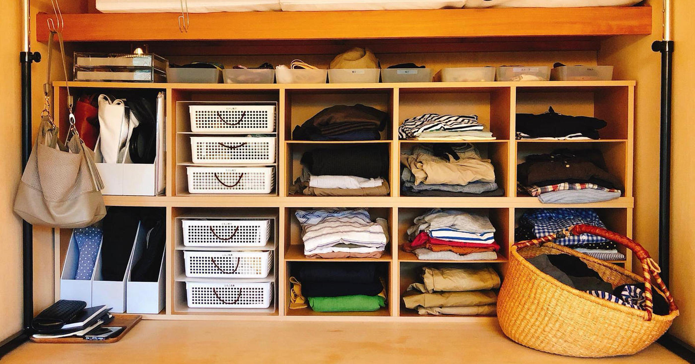 衣替えは年4回が逆に快適 4児の母の収納整理コンサルタント １シーズンの服が一目でわかる 押し入れクローゼット 大公 トクバイニュース